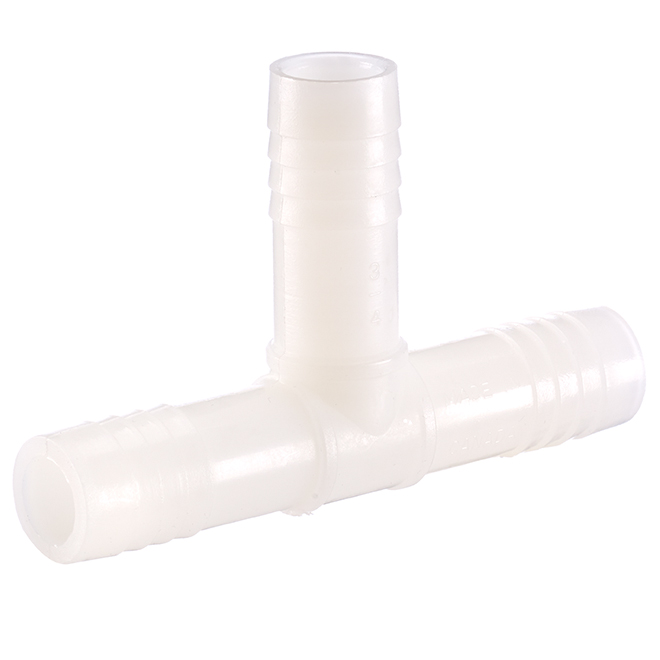 Tee - Nylon - 3/4" x 3/4" x 3/4" - White