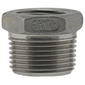 Plumbeeze 3/4-in to 1/2-in Stainless Steel Reducer Bushing