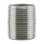 Plumbeeze 1/2-in diameter Stainless Steel Nipple