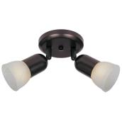 Omni 2-Light Ceiling Fixture - Oiled Bronze