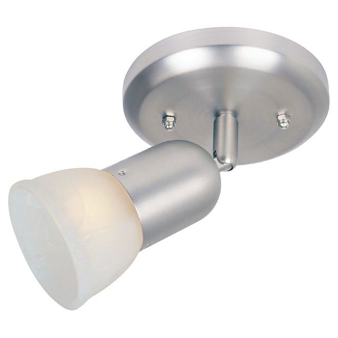 Facto Ceiling Fixture Omni 1 Light Satin Nickel Sl0020