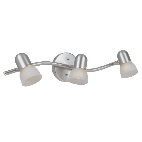 Facto Omni 3 Light Track Fixture Satin Nickel Sl0024 Sn Rona