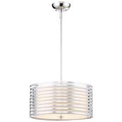 Pendant Light - 3 Lights - Chrome