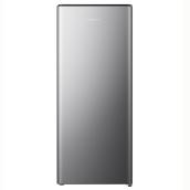 Hisense 20-in Compact Refrigerator 6.3-ft³ Stainless Steel Energy Star