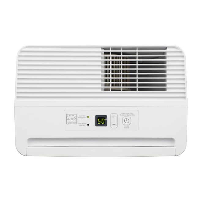 RONA Dehumidifier 25-Pints with Adjustable Humidistat - White