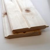 Gorman Bros Pine Board with Pattern - Reversible - Natural - 10-ft L x 6-in W x 1-in T