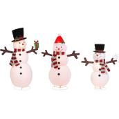 Holiday Living Multicolour Lighted Pop-up Snowman Family