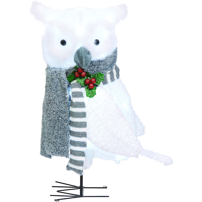 Image of Holiday Living | 26-In Multicolour Lighted Owl | Rona