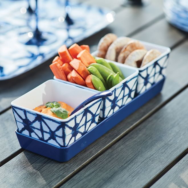 Plateau à condiments Allen + Roth, 7 pièces, mélamine M0252040A RONA