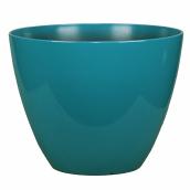 Style Selections Planter - Polypropylene - 18-in - Teal