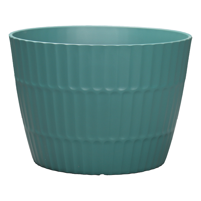 Allen Roth 12 72 In X 9 45 In Teal Resin Planter PLG1714MAH RONA   44335116 L 