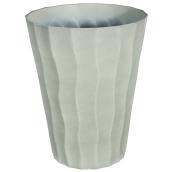 Pot à fleur en résine grise Bazik pour intérieur/extérieur 14,88 x 19,92 po