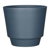 Bazik Calais 15.2-In Blue Resin Planter