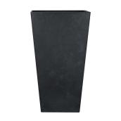 Landon & Co. Square Planter in Black Resin - 11.3-in