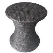 Table d'appoint extérieure en osier Style Selections, 22,05" X 24" brun