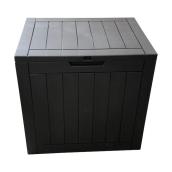 Bazik 20.8 x 22 x 17-in 4.17-ft³ Black Plastic Outdoor Deck Box