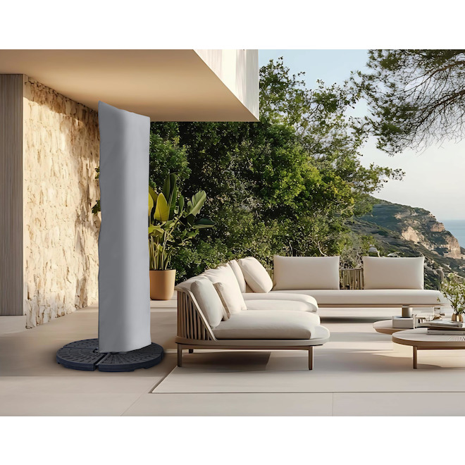 Landon & Co. Umbrella Cover in Polyester 30 x 100 x 30-in - Grey