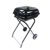 Foldable Charcoal Barbecue - Square - 18-in - Black