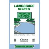 Basalite Concrete Decorative Landscaping Stones - Medium - 20 kg Box - 50 sq ft at 1-in T