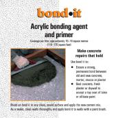 Scellant et apprêt à l'acrylique pour ciment Basalite, à base d'huile