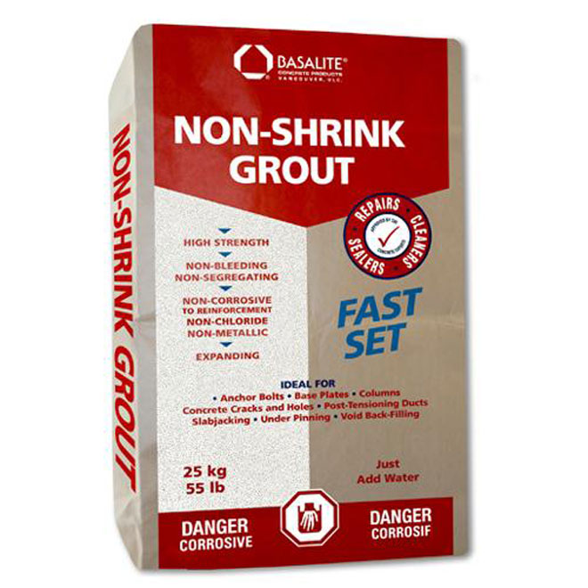 Basalite Fast Setting Non-Shrink Grout - 25-kg