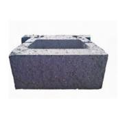 Valley Stone Concrete Retaining Wall Block - Grey - 18-in W x 8-in H x 12-in D