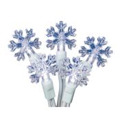Holiday Living 50-Light Set - Snowflakes - Cool White