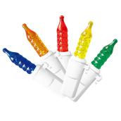 Holiday Living Mini Light Set - 100 Icicle Lights - Multicolour