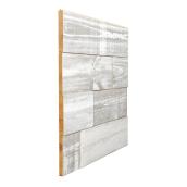 Interbois 16.94-ft² Off-White Wood Wall Panel