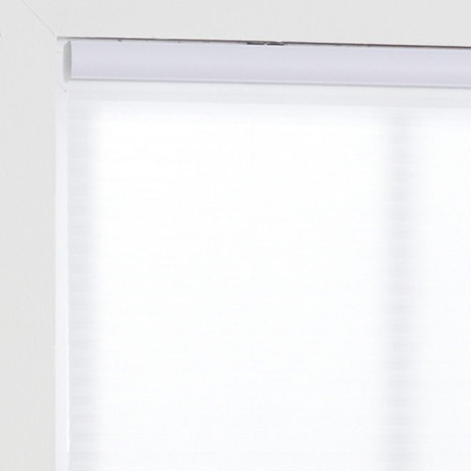 allen + roth 52-in x 64-in Blackout Recycled Polyester Cellular Shade - White