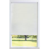 allen + roth 32-in x 64-in Blackout Recycled Polyester Cellular Shade - White