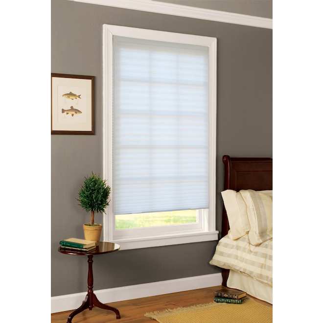 VALU+ Cordless Pleated Blinds 36 x 72-in - White