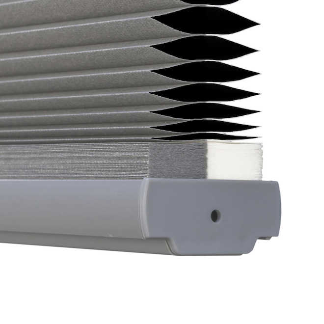 Landon & Co. Blackout Cellular Shade in Recycled Polyester 1.5 x 30 x 64-in - Grey