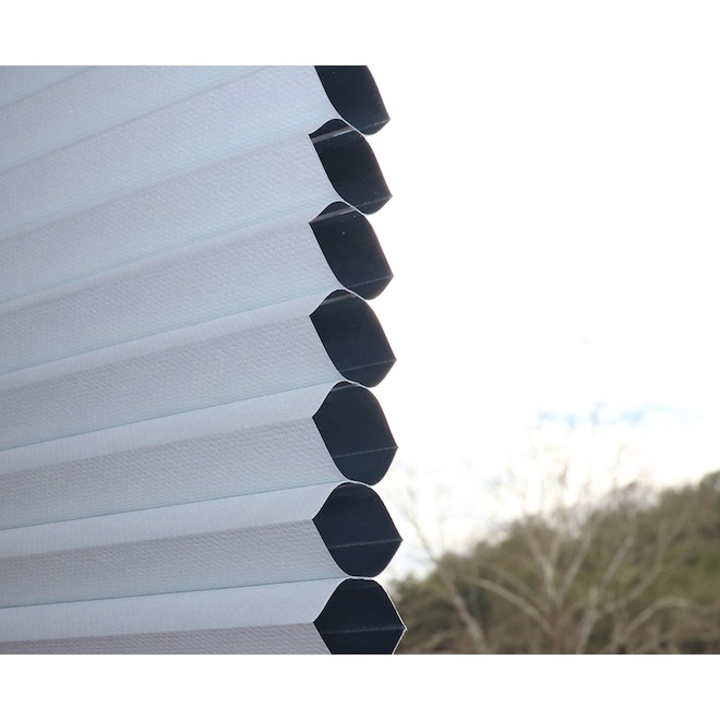 Landon & Co. Blackout Cellular Shade in Recycled Polyester 1.5 x 47 x 64-in - White