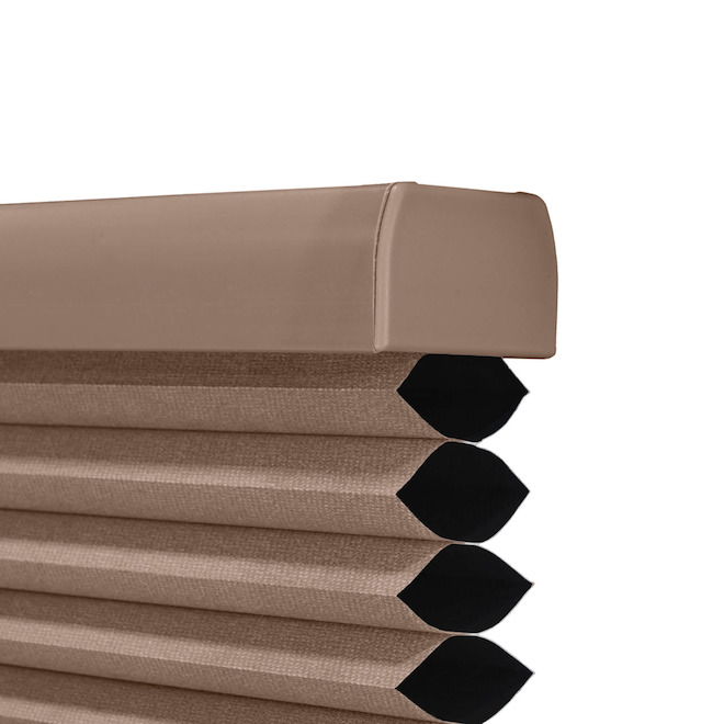 Landon & Co. Blackout Cellular Shade in Recycled Polyester 1.5 x 23 x 64-in - Linen