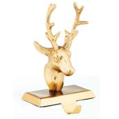 Support pour bas de Noël, aluminium, 8''', or