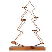 Tree-Shaped Candle Holder - 6 Tealights - 16''