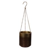 Pot suspendu Allen + Roth, 5,2 x 6,1", acier doux, or