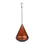 Allen + Roth Hanging Tea Light Holder - Metal - 11-in - Black and Copper