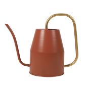 Allen + Roth 1.1-Gal Auburn and Gold Metal Traditional Watering Can