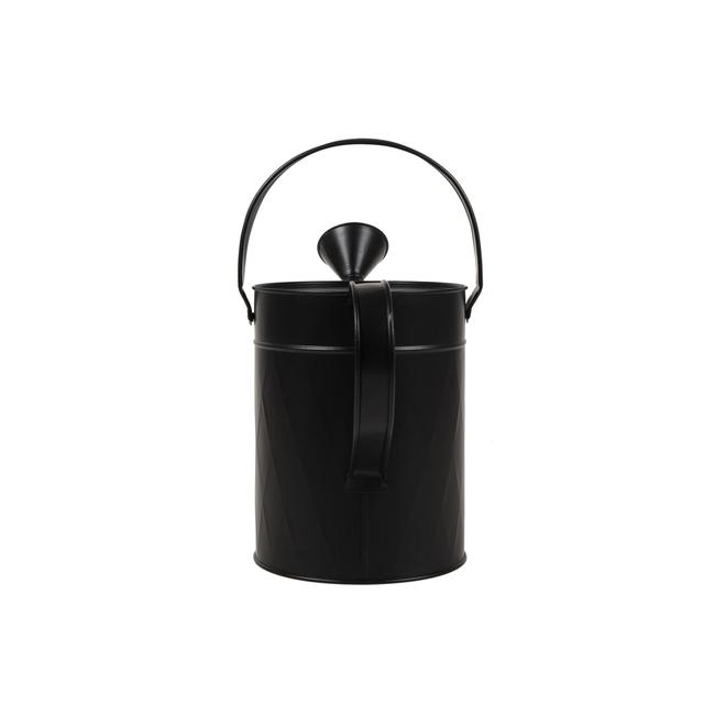 Arrosoir classique allen + roth 1,3 gallon en fer noir