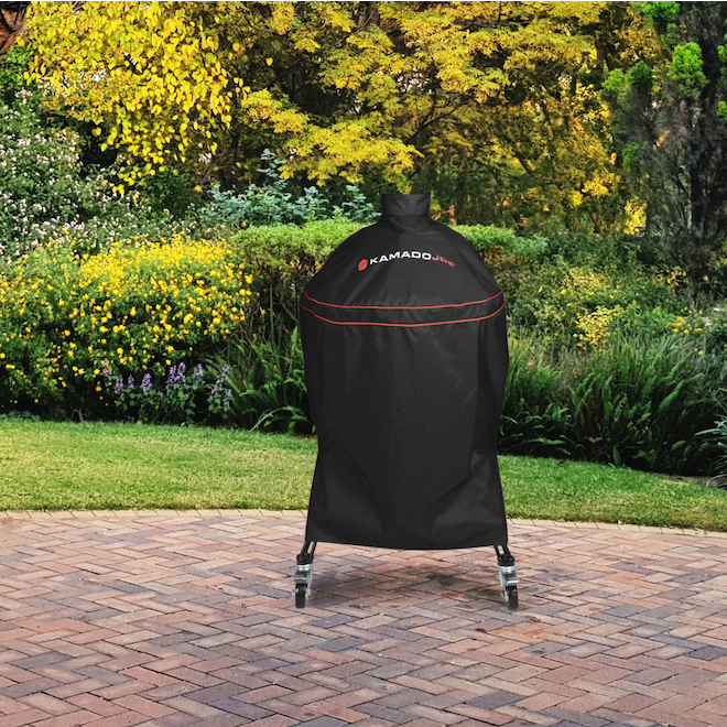 Kamado Joe Classic 10.5 x 9.5 x 11-in Black Nylon BBQ Cover