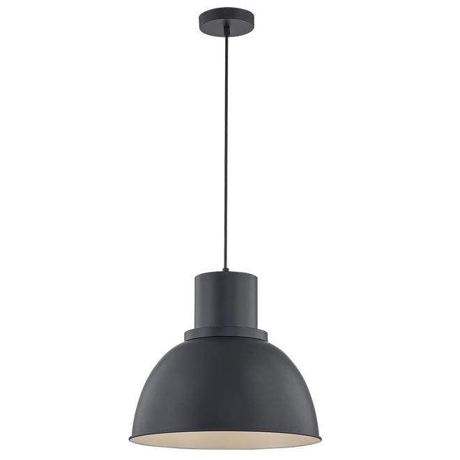 Project Source Black Traditional Bell A19 Pendant Light