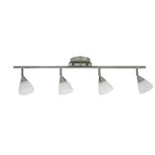Project Source Track Light - 4 Lights - 30" - White/Nickel