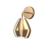 allen + roth 6-in 1-Light Gold Bathroom Wall Sconce