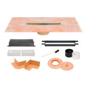 SCHLUTER SYSTEMS KERDI-LINE-VARIO 2-in Flange Shower Kit