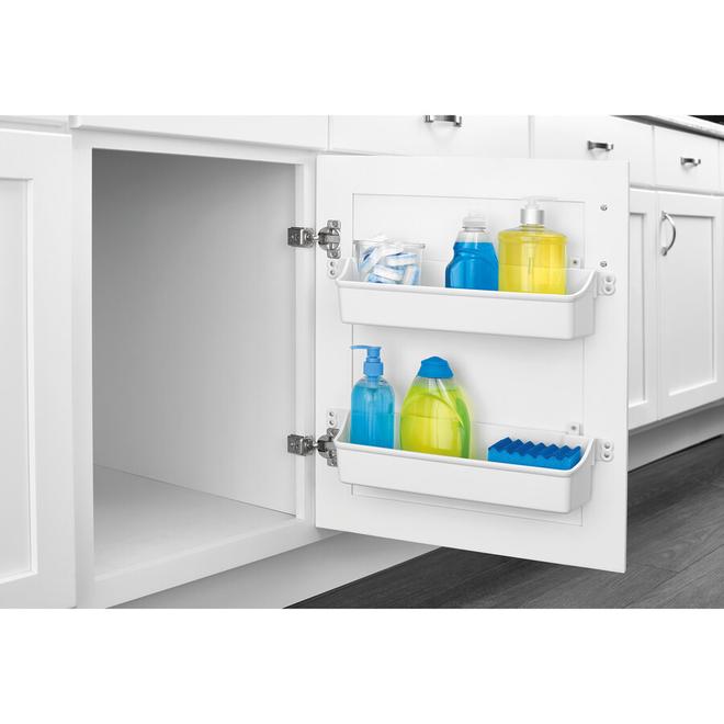 Rev-A-Shelf 3 1/2-in x 13 3/4-in x 4 1/4-in In-Cabinet Plastic Cabinet Organizer