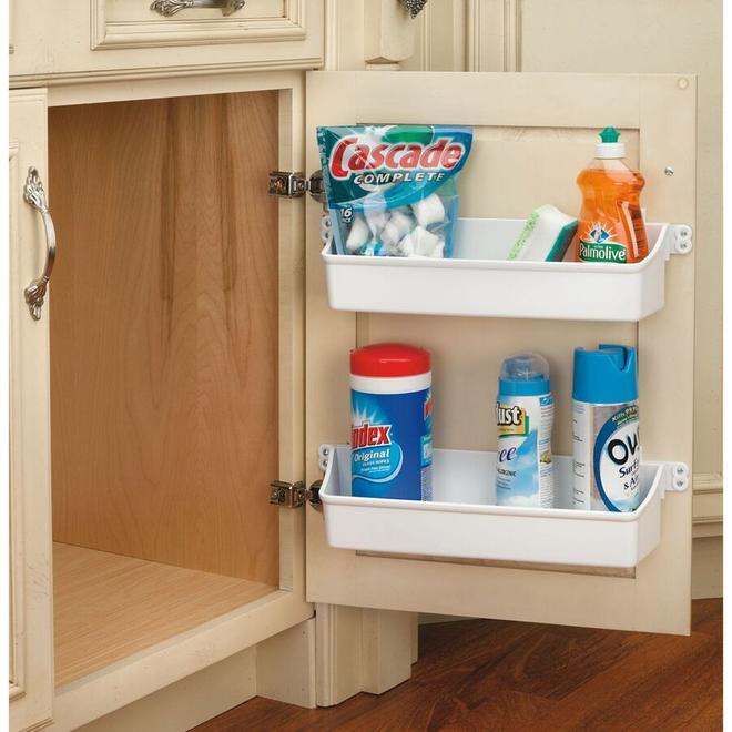 Rev-A-Shelf 3 1/2-in x 13 3/4-in x 4 1/4-in In-Cabinet Plastic Cabinet Organizer