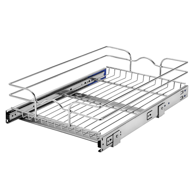 Rev-A-Shelf Wire Pull-Out Organizer with Soft-Close Slides - 6 x 14.5-in