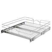 Rev-A-Shelf Wire Pull-Out Organizer with Soft-Close Slides - 6 x 20.5-in